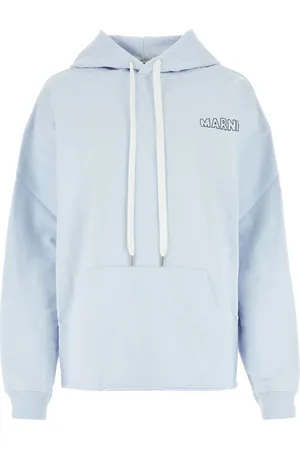 Marni Sweatshirts & Hoodies, Dam, L, Bomull, Stilren Fleece Tröja