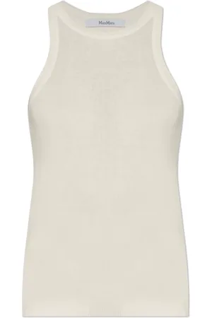Max Mara Topp, Dam, S, Bomull, Ärmlös topp `Arnes`
