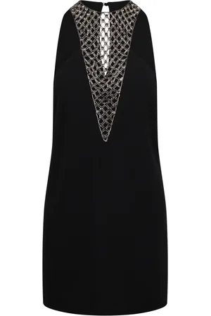 The Attico Klänning, Dam, S, Polyester, Rhinestone Mesh Mini Dress