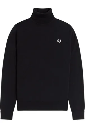 Fred Perry Stickade tröjor & koftor, Herr, L, Bomull, Pikétröja med polokrage