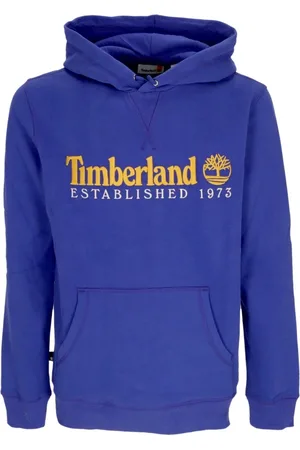 Timberland Sweatshirts & Hoodies, Herr, L, Bomull, 50-årsjubileum Hettegenser