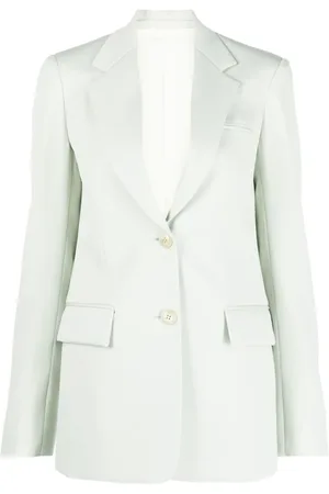 Lanvin Jacka, Dam, L, Ljusgrön ullblazer