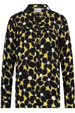 Fabienne Chapot Blusar & Skjortor , Dam, S, Floral Jacquard Blus