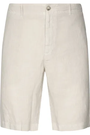 FEDELI Shorts, Herr, M, Linne, Linne Bermuda Shorts med Fickor