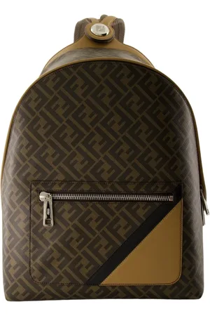 Fendi Väska, Herr, ONE Size, Läder, Diagonal Nagelryggsäck