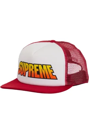 Supreme Accessoarer, unisex, ONE Size, Röd Mesh Baksida Keps Gradient