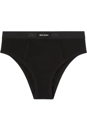 Palm Angels Underkläder, Dam, S, Läder, Logo Hög Trosor