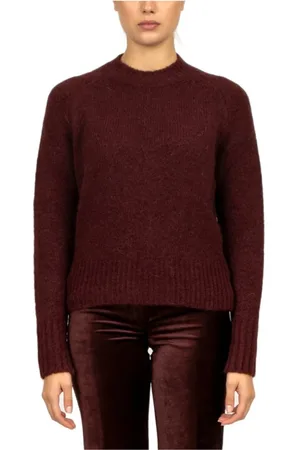 FORTE FORTE Stickade tröjor & koftor, Dam, M, Ruby Mohair Crewneck Sweater