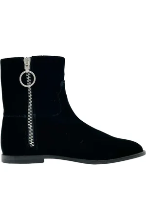 OFF-WHITE Skor, Herr, 43 EU, Läder, Stövletter i mockaläder med dragkedja i sidan