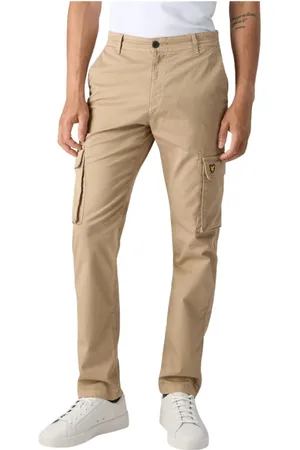 Lyle & Scott Byxor, Herr, W34, Bomull, Zip Button Byxor Höst/Vinter
