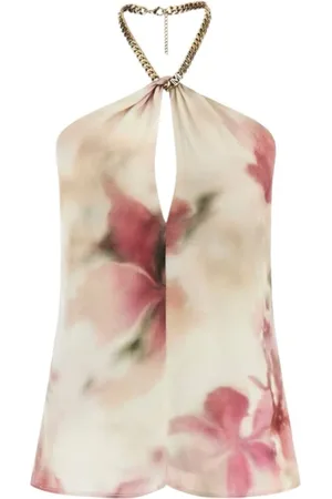 Guess Topp, Dam, XL, Blommig ärmlös topp