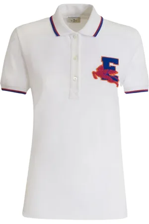 Etro Topp, Dam, L, Bomull, Pikétröja