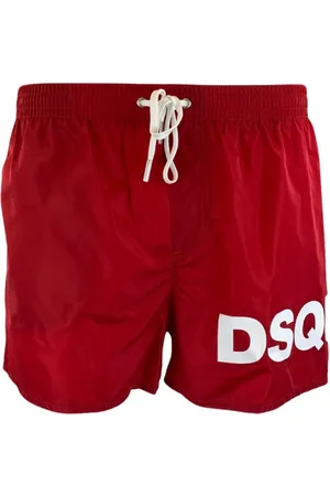 Dsquared2 Badkläder, Herr, M, Polyester, Röda Logo Badshorts