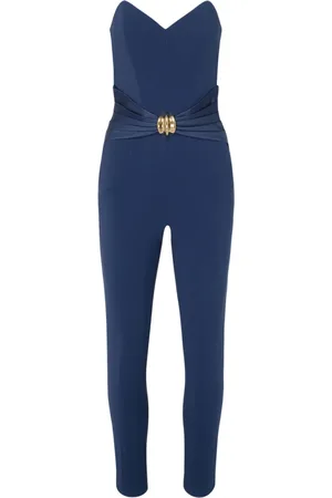 Elisabetta Franchi Jumpsuits & Playsuits, Dam, M, Polyester, Stilig Jumpsuit