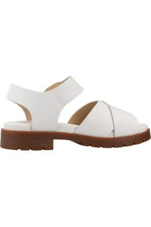 Clarks Skor, Dam, 39 EU, Läder, Orinoco Cross Flat Sandaler