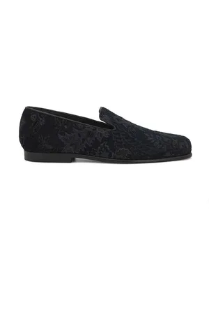 Etro Skor, Herr, 40 EU, Läder, Blå Läder Loafers