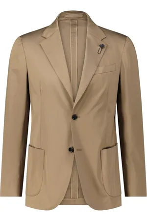 LARDINI Jacka, Herr, 2Xl, Bomull, Bomullsblazer i Slim Fit-modell