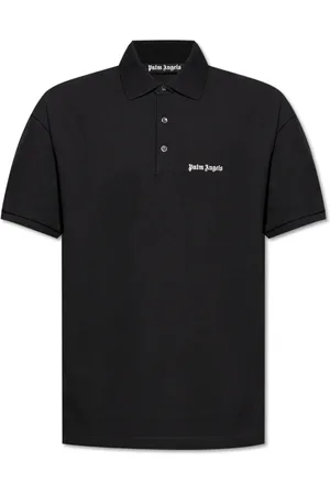 Palm Angels Topp, Herr, XS, Bomull, Pikétröja med broderad logotyp