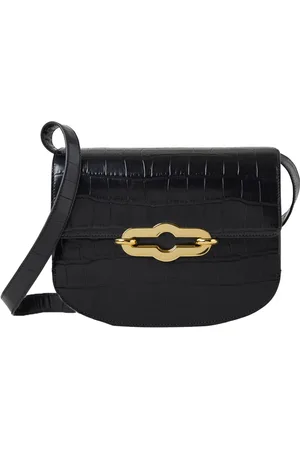 MULBERRY Väska, Dam, ONE Size, Läder, Svart, glansig Croc Satchel