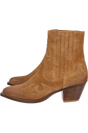 ELEVENTY Skor, Dam, 38 EU, Läder, Texano Stud Boot