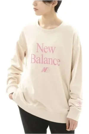 New Balance Sweatshirts & Hoodies, Dam, M, Polyester, Basic Crewneck Sweatshirt