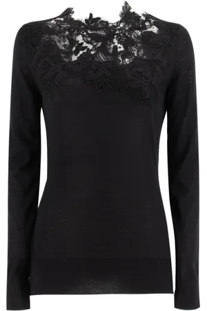 ERMANNO SCERVINO Stickade tröjor & koftor, Dam, M, Kashmir, Rundhalsstickat