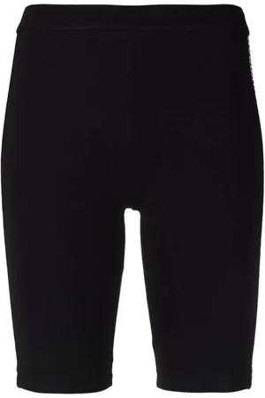 Dsquared2 Shorts, Dam, S, Bomull, Svarta cykelshorts i bomull och elastan