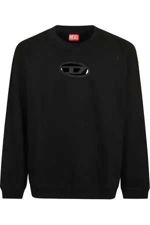 Diesel Stickade tröjor & koftor, Herr, S, Bomull, S-Boxt-Od Sweatshirt