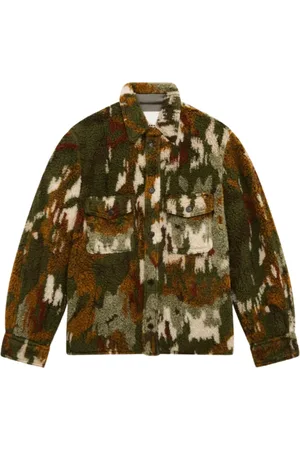 Isabel Marant Jacka, Herr, L, Camouflage Ylleblandning Jacka