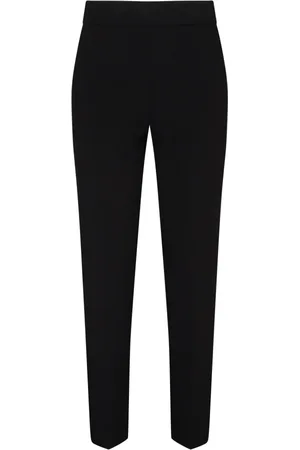 Twin-Set Byxor, Dam, XL, Slim Svarta Byxor med Dragkedja