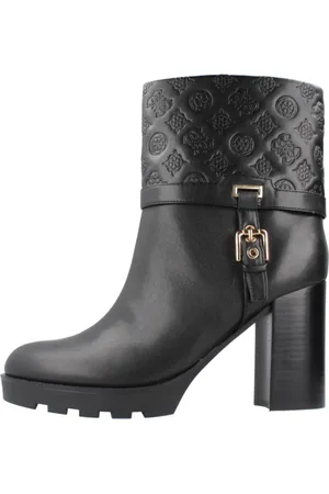 Guess Skor, Dam, 37 EU, Läder, Eleganta Klackstövlar
