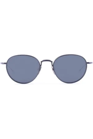 Thom Browne Accessoarer, Herr, ONE Size, Runda solglasögon