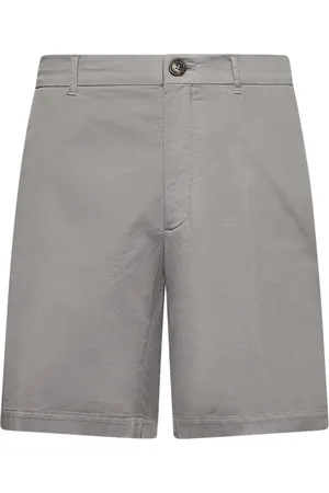 Brunello Cucinelli Shorts, Herr, XL, Bomull, Gröna bomulls gabardinbyxor med normal passform