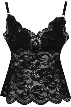 Paco rabanne Topp, Dam, M, Linne, Spetslinne med V-ringning
