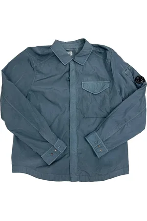 C.P. Company Skjorta, Herr, L, Denim, Denimskjorta med dragkedja och knappar