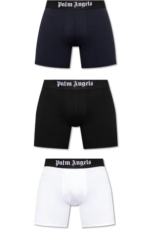 Palm Angels Underkläder, Herr, M, Bomull, Trepack Boxers med Logotyp