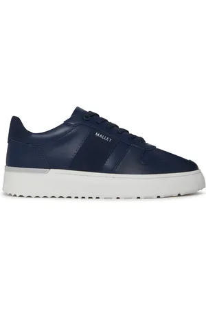 Mallet Skor, Herr, 43 EU, Läder, Hoxton Lite Navy Silver