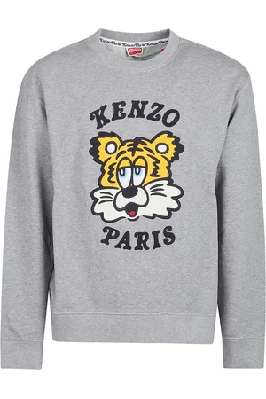Kenzo Sweatshirts & Hoodies, Herr, L, Broderad Klassisk Sweatshirt Kollektion