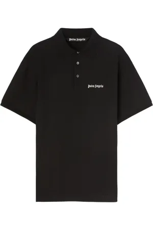 Palm Angels Topp, Herr, S, Bomull, Pikétröja med spread-krage
