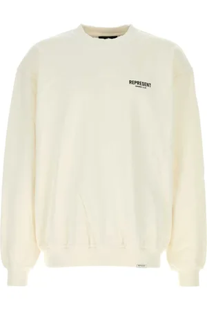 Represent Sweatshirts & Hoodies, Herr, M, Bomull, Ivory Cotton Club Sweatshirt Shorts