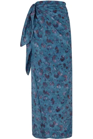 Cortana Kjol, Dam, S, Silk Stretch Wrap Skirt