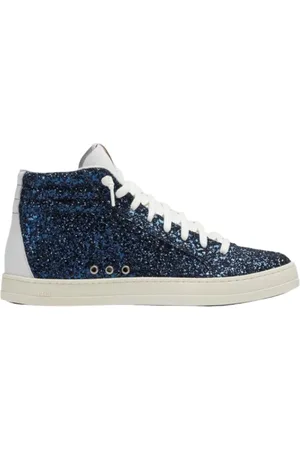 P448 Skor, Dam, 40 EU, Läder, Glitter Skate Sneakers
