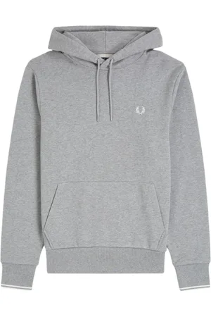 Fred Perry Sweatshirts & Hoodies, Herr, S, Bomull, Stilren vardagströja