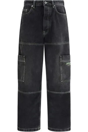 OFF-WHITE Jeans, Herr, W32, Bomull, Vintage Cargo Jeans