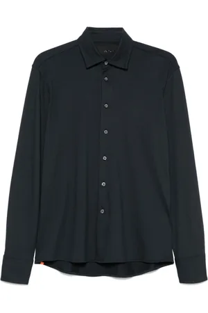 RRD Skjorta, Herr, 2Xl, Bomull, Blå Casual Skjorta Stil Ss25
