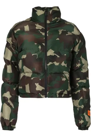 Heron Preston Jacka, Dam, M, Polyester, Camo Puffer Jacka