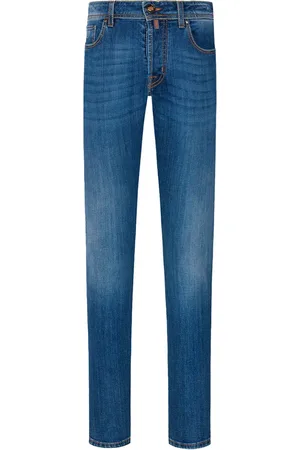 Jacob Cohen Jeans, Herr, W34, Denim, Slim Fit Denim Jeans