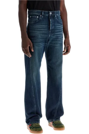 Lanvin Jeans, Herr, W32, Denim, Twisted Seams Denim Jeans