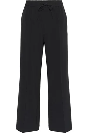 Part Two Byxor, Dam, 2Xl, Polyester, Bred Ben Svarta Byxor