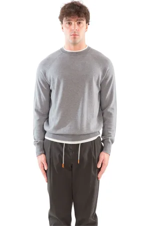 ELEVENTY Stickade tröjor & koftor, Herr, M, Contrast Ribs Sweater